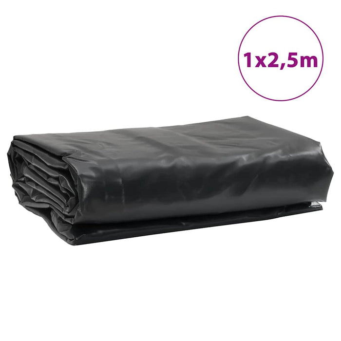 Prelată, negru, 1x2,5 m, 650 g/m² WALTI