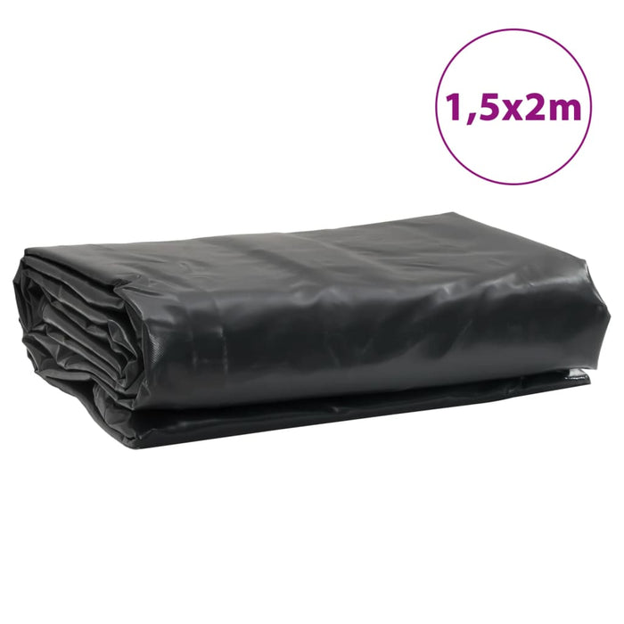 Prelată, negru, 1,5x2 m, 650 g/m² WALTI
