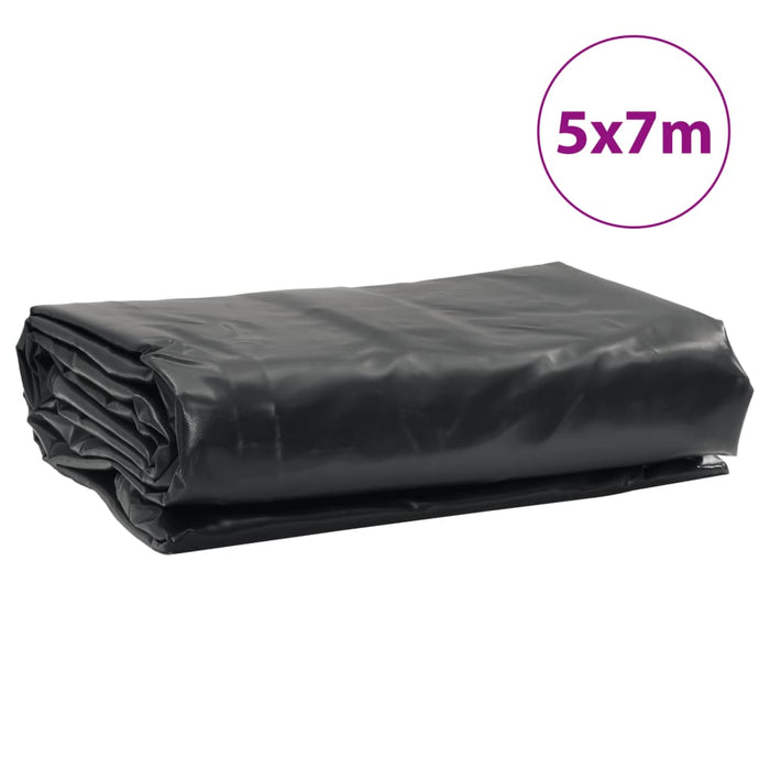 Prelată, negru, 5x7 m, 650 g/m² WALTI