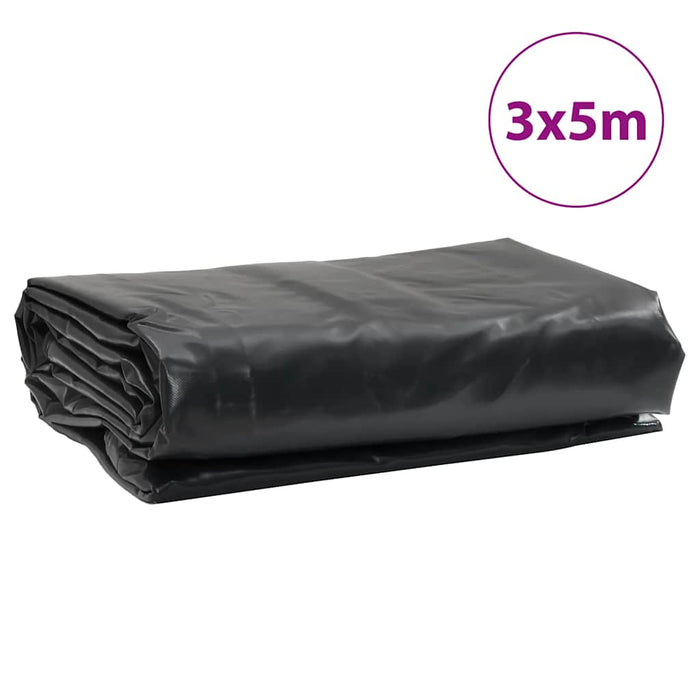 Prelată, antracit, 3x5 m, 650 g/m² WALTI