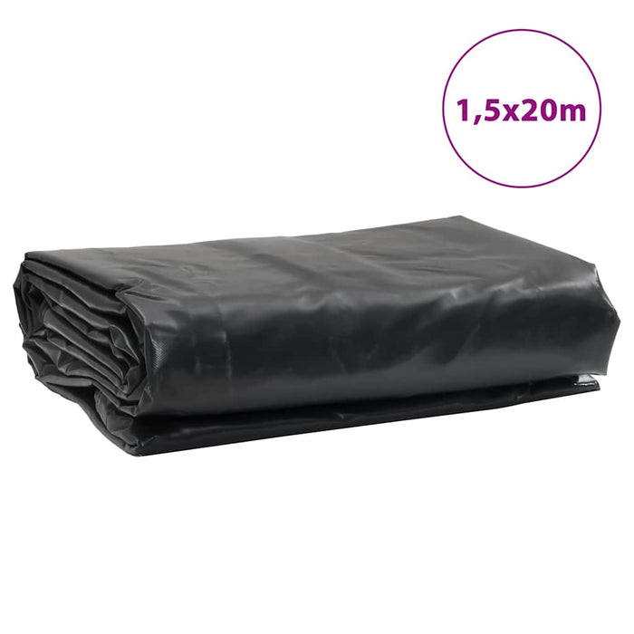 Prelată, antracit, 1,5x20 m, 650 g/m² WALTI