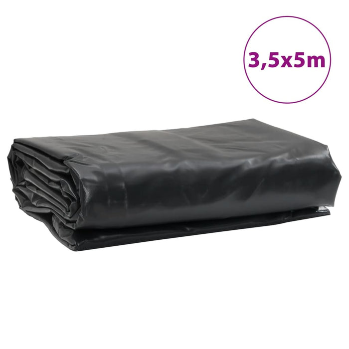 Prelată, antracit, 3,5x5 m, 650 g/m² WALTI