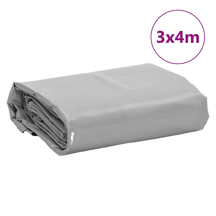 Prelată, gri, 3x4 m, 650 g/m² WALTI