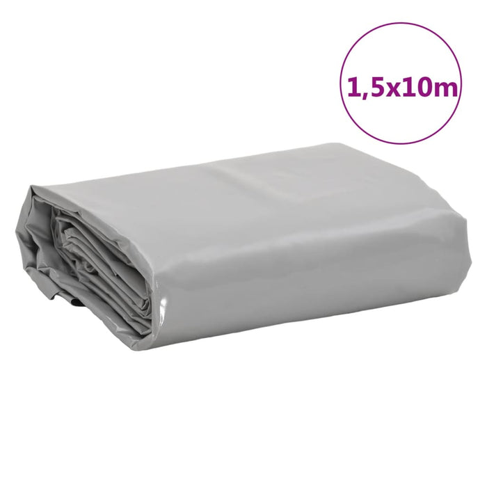 Prelată, gri, 1,5x10 m, 650 g/m² WALTI