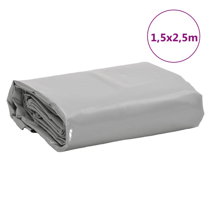 Prelată, gri, 1,5x2,5 m, 650 g/m² WALTI