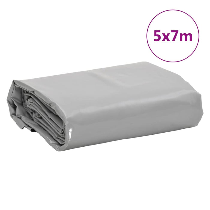 Prelată, gri, 5x7 m, 650 g/m² WALTI