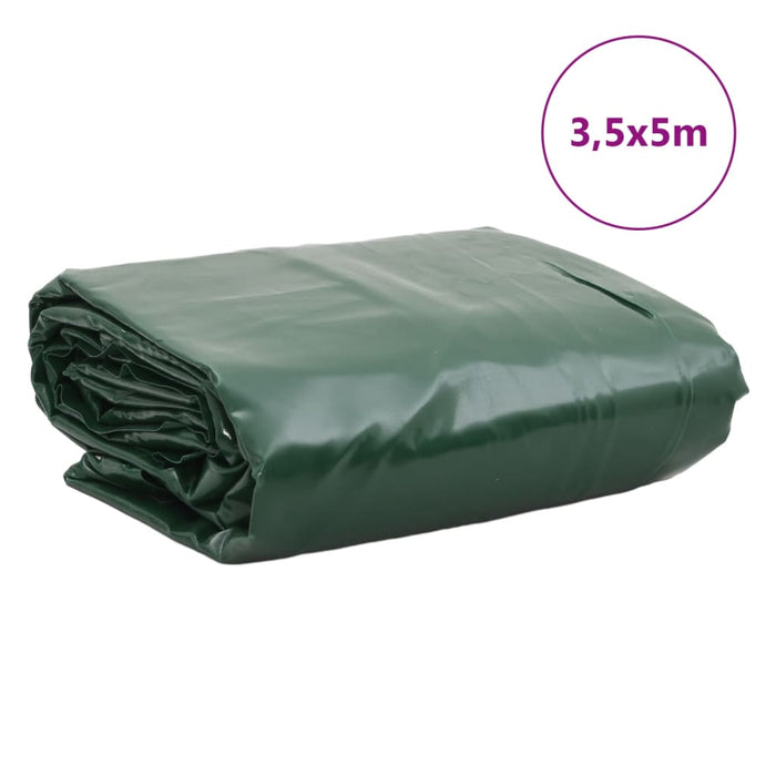 Prelată, verde, 3,5x5 m, 650 g/m² WALTI