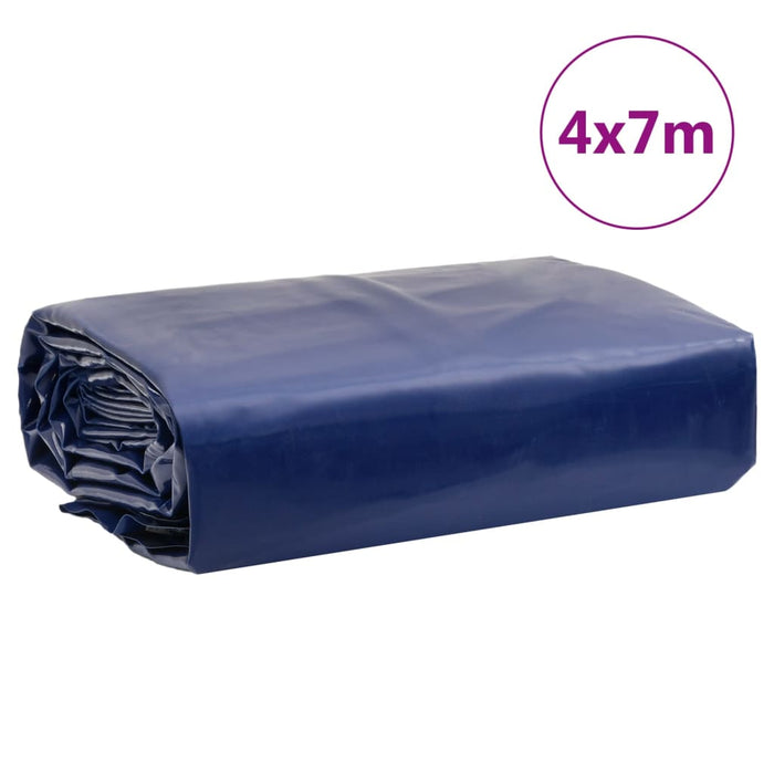 Prelată, albastru, 4x7 m, 650 g/m² WALTI