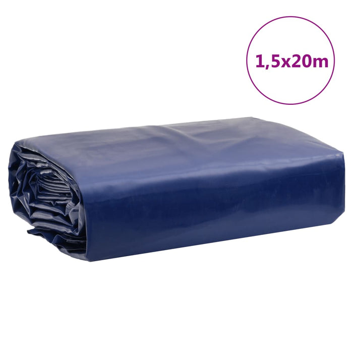 Prelată, albastru, 1,5x20 m, 650 g/m² WALTI