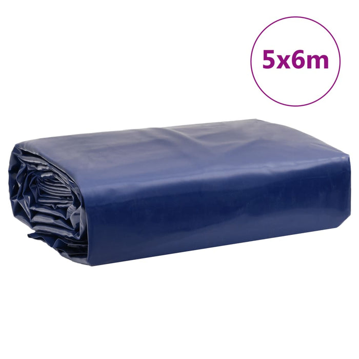 Prelată, albastru, 5x6 m, 650 g/m² WALTI