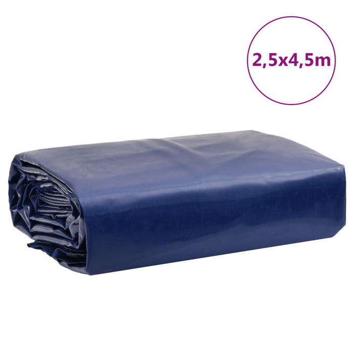 Prelată, albastru, 2,5x4,5 m, 650 g/m² WALTI
