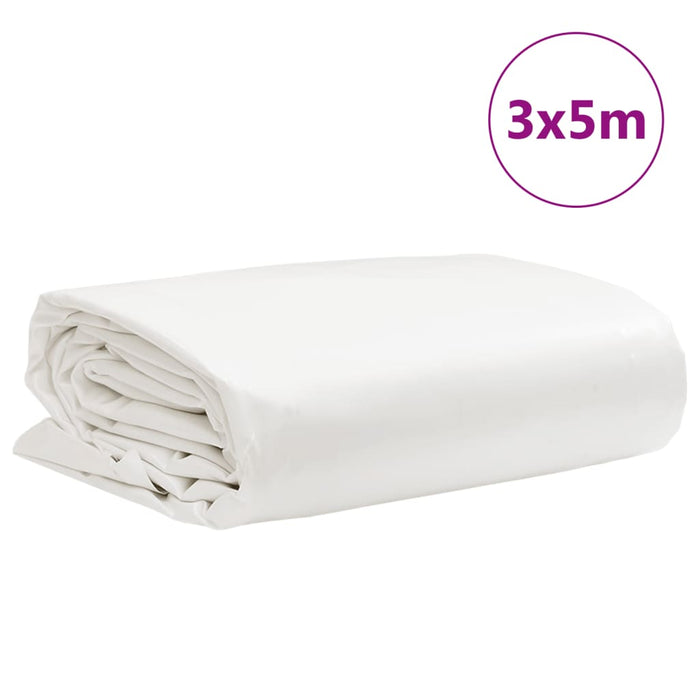 Prelată, alb, 3x5 m, 650 g/m² WALTI