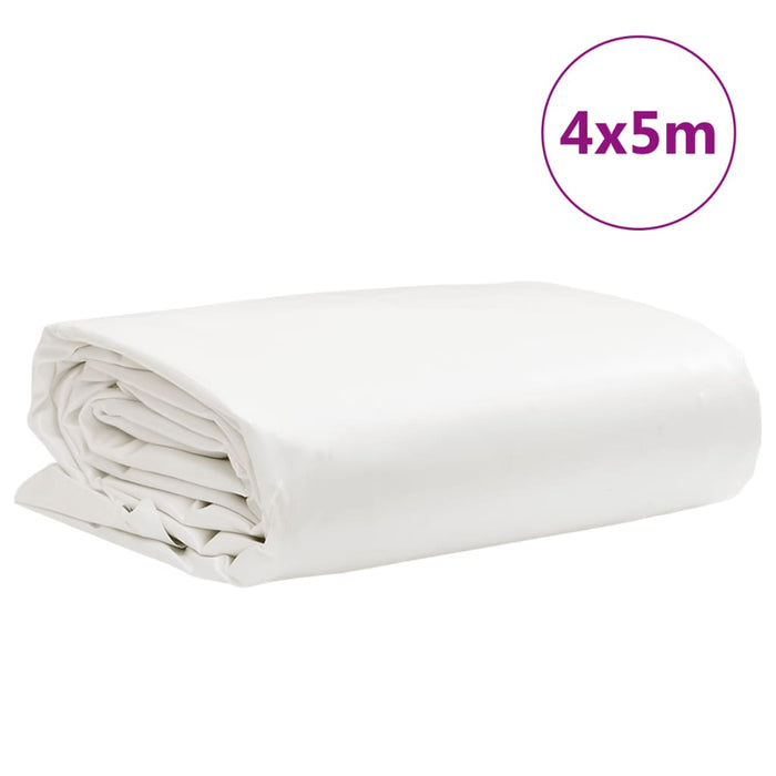 Prelată, alb, 4x5 m, 650 g/m² WALTI