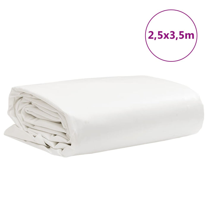 Prelată, alb, 2,5x3,5 m, 650 g/m² WALTI