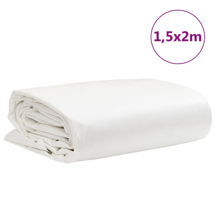 Prelată, alb, 1,5x2 m, 650 g/m² WALTI