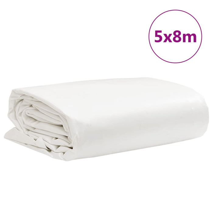 Prelată, alb, 5x8 m, 650 g/m² WALTI
