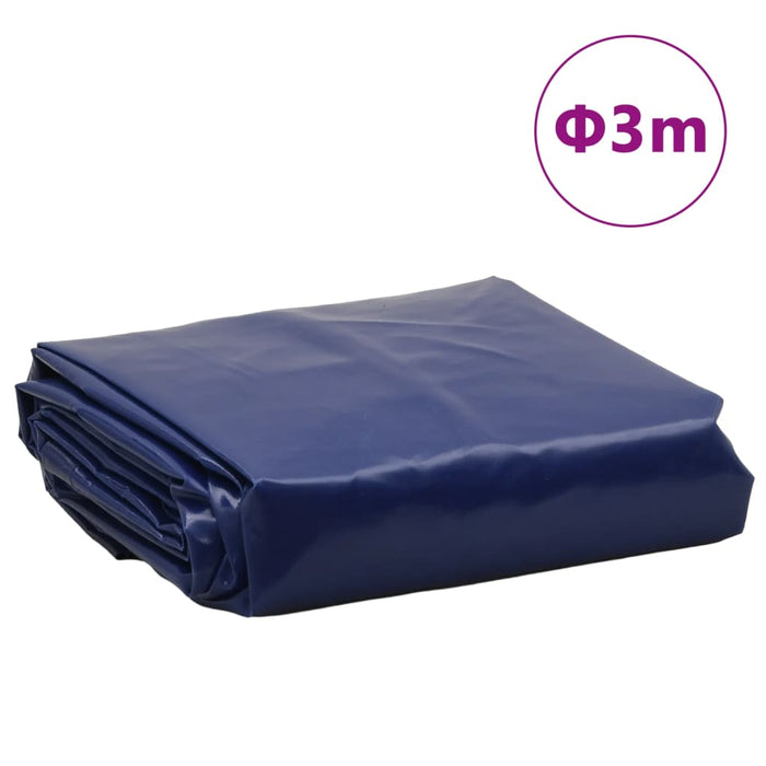 Prelată, albastru, Ø 3 m, 650 g/m² WALTI