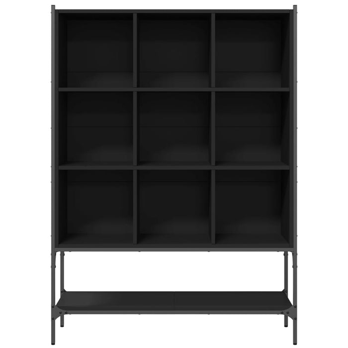 Bibliotecă, negru, 102x30x141,5 cm, lemn prelucrat - WALTI WALTI