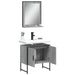 Set dulapuri Baie, 2 piese, gri sonoma, lemn prelucrat - WALTI WALTI