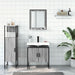 Set dulapuri de baie, 3 piese, gri sonoma, lemn prelucrat - WALTI WALTI