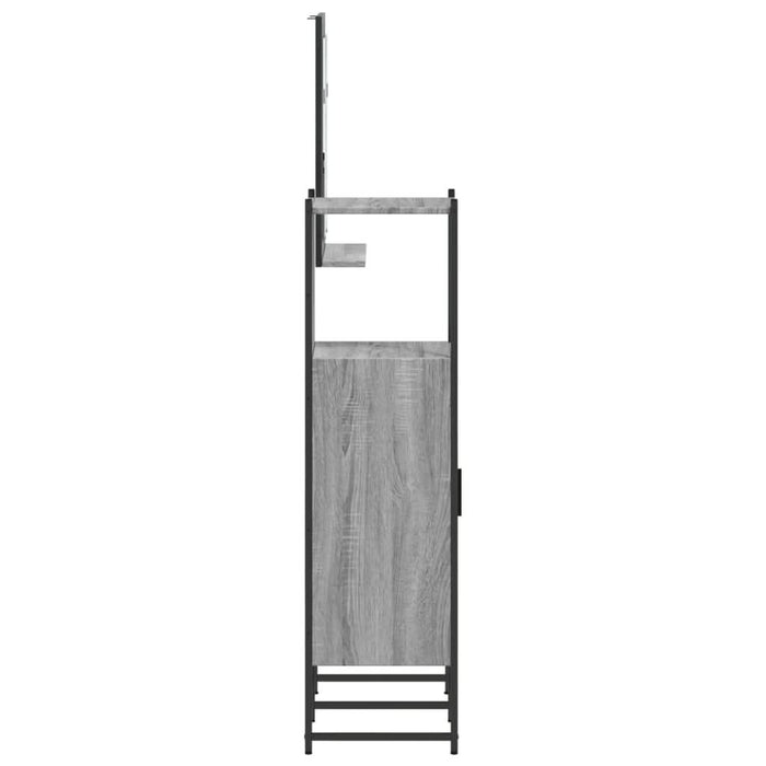 Set dulapuri de baie, 3 piese, gri sonoma, lemn prelucrat - WALTI WALTI