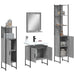 Set dulapuri de baie, 4 piese, gri sonoma, lemn prelucrat - WALTI WALTI