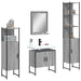 Set dulapuri de baie, 4 piese, gri sonoma, lemn prelucrat - WALTI WALTI