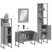 Set dulapuri de baie, 4 piese, gri sonoma, lemn prelucrat - WALTI WALTI