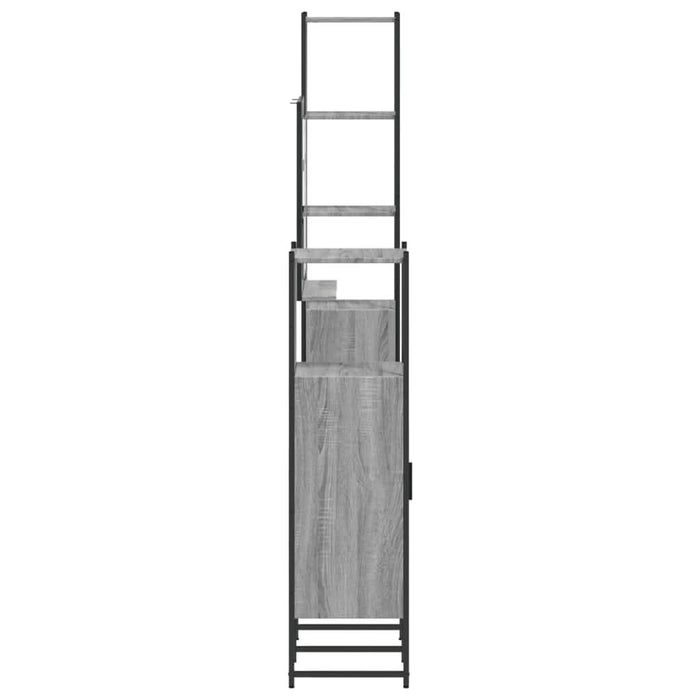 Set dulapuri de baie, 4 piese, gri sonoma, lemn prelucrat - WALTI WALTI
