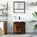 Set mobilier de baie, 2 piese, stejar fumuriu, lemn prelucrat - WALTI WALTI