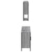 Set mobilier de baie, 3 piese, gri sonoma, lemn prelucrat - WALTI WALTI