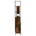 Set mobilier de baie, 3 piese, stejar fumuriu, lemn prelucrat - WALTI WALTI
