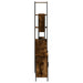 Set mobilier de baie, 3 piese, stejar fumuriu, lemn prelucrat - WALTI WALTI