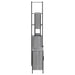 Set mobilier de baie, 3 piese, gri sonoma, lemn prelucrat - WALTI WALTI