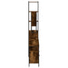 Set mobilier de baie, 4 piese, stejar fumuriu, lemn prelucrat - WALTI WALTI