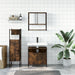 Set mobilier de baie, 3 piese, stejar fumuriu, lemn prelucrat - WALTI WALTI