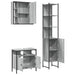 Set dulapuri de baie, 3 piese, gri sonoma, lemn prelucrat - WALTI WALTI
