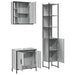 Set dulapuri de baie, 3 piese, gri sonoma, lemn prelucrat - WALTI WALTI