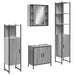 Set dulapuri de baie, 4 piese, gri sonoma, lemn prelucrat - WALTI WALTI