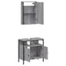Set mobilier de baie, 2 piese, gri sonoma, lemn prelucrat - WALTI WALTI
