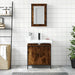 Set mobilier de baie, 2 piese, stejar fumuriu, lemn prelucrat - WALTI WALTI