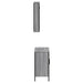 Set mobilier de baie, 2 piese, gri sonoma, lemn prelucrat - WALTI WALTI
