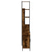 Set mobilier de baie, 3 piese, stejar fumuriu, lemn prelucrat - WALTI WALTI