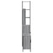Set mobilier de baie, 3 piese, gri sonoma, lemn prelucrat - WALTI WALTI