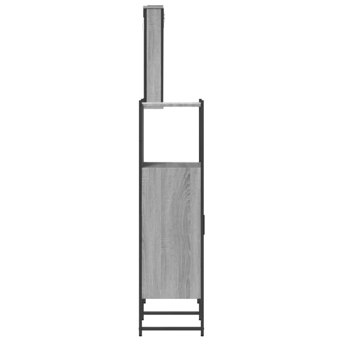 Set mobilier de baie, 3 piese, gri sonoma, lemn prelucrat - WALTI WALTI