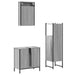 Set mobilier de baie, 3 piese, gri sonoma, lemn prelucrat - WALTI WALTI