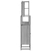 Set mobilier de baie, 4 piese, gri sonoma, lemn prelucrat - WALTI WALTI