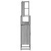 Set mobilier de baie, 4 piese, gri sonoma, lemn prelucrat - WALTI WALTI