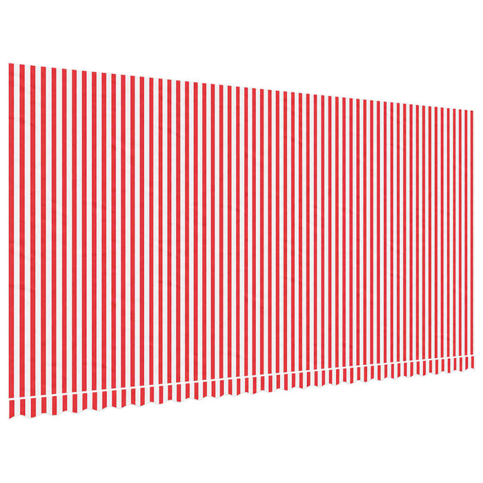 Pânză copertină de rezervă, dungi roșii și albe, 6x3 m - WALTI WALTI