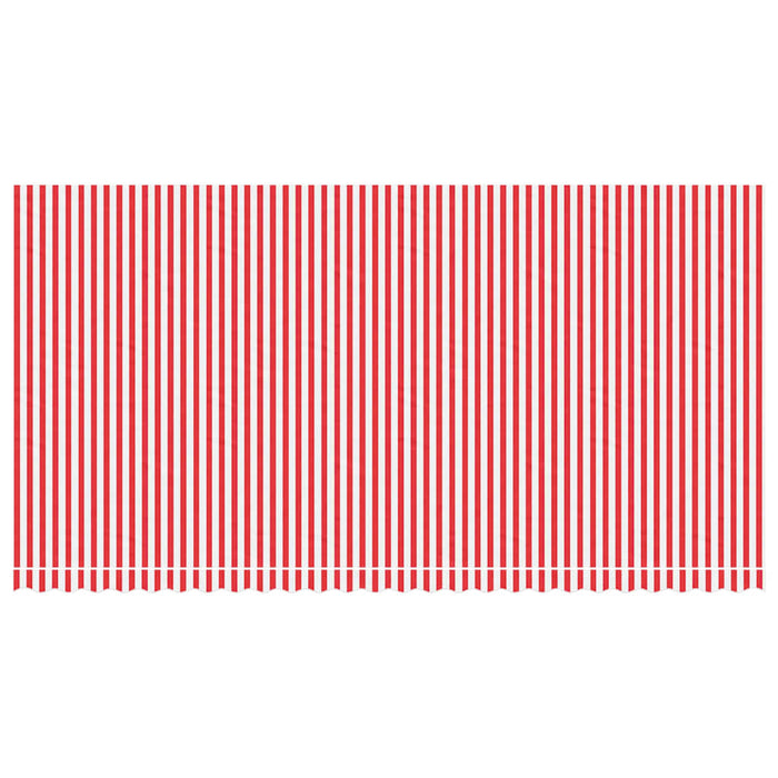 Pânză copertină de rezervă, dungi roșii și albe, 6x3 m - WALTI WALTI